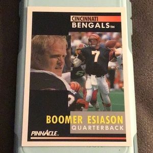 Boomer Esiason, Bengals football card, 1991 Pinnacle